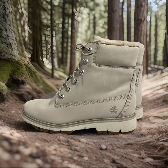 Timberland ✨ Lucia • 6" Waterproof • Warm Lined Boots • Size: 9.5 Women’s - Picture 3 of 12